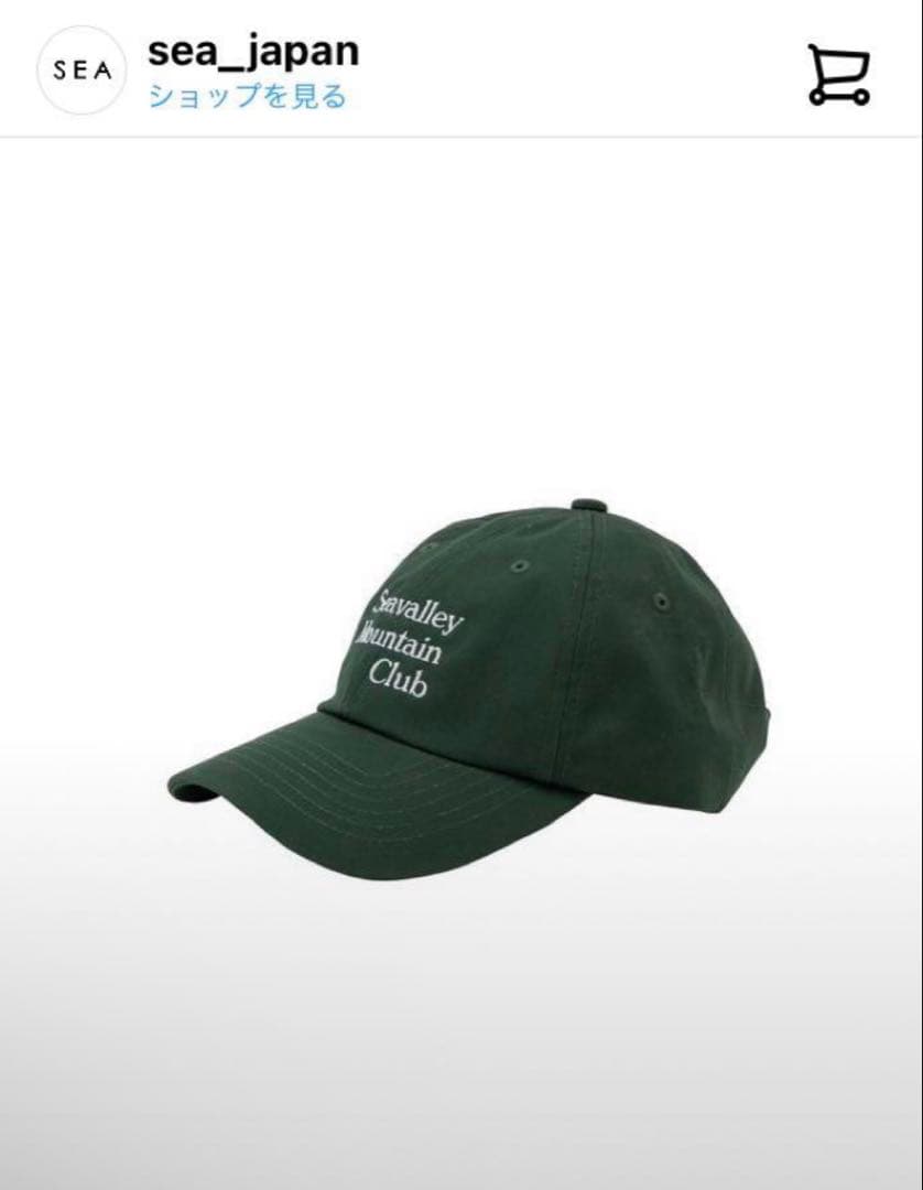 【新品】SEA SEAVALLEY MOUNTAIN CLUB CAP