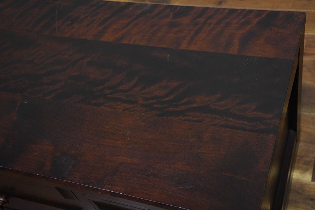 FAC68 北海道民芸家具 HM785K ベンチチェスト 16万 カバ/樺無垢材