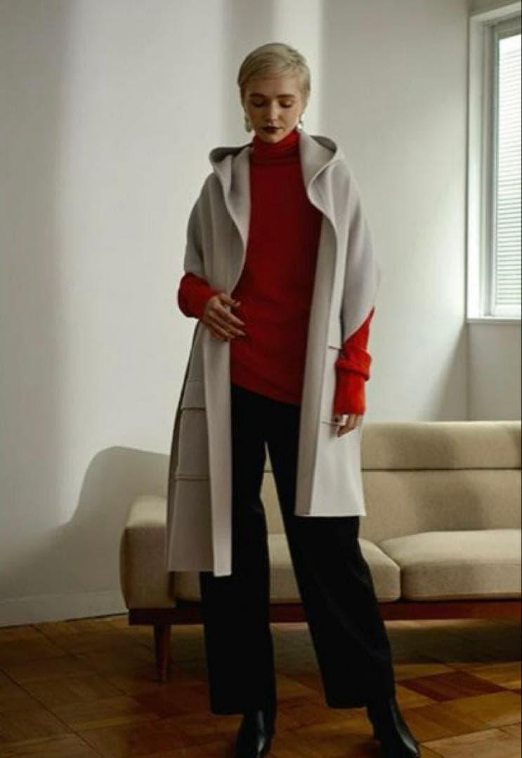 ❤️Hairy❤️ETRE TOKYO リバーロングフーディーストールコート