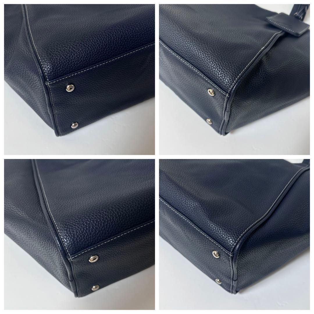 【美品】kitamura motomachi本革トートバッグ A4収納 肩掛け鞄