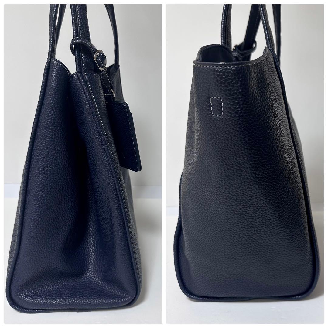 【美品】kitamura motomachi本革トートバッグ A4収納 肩掛け鞄