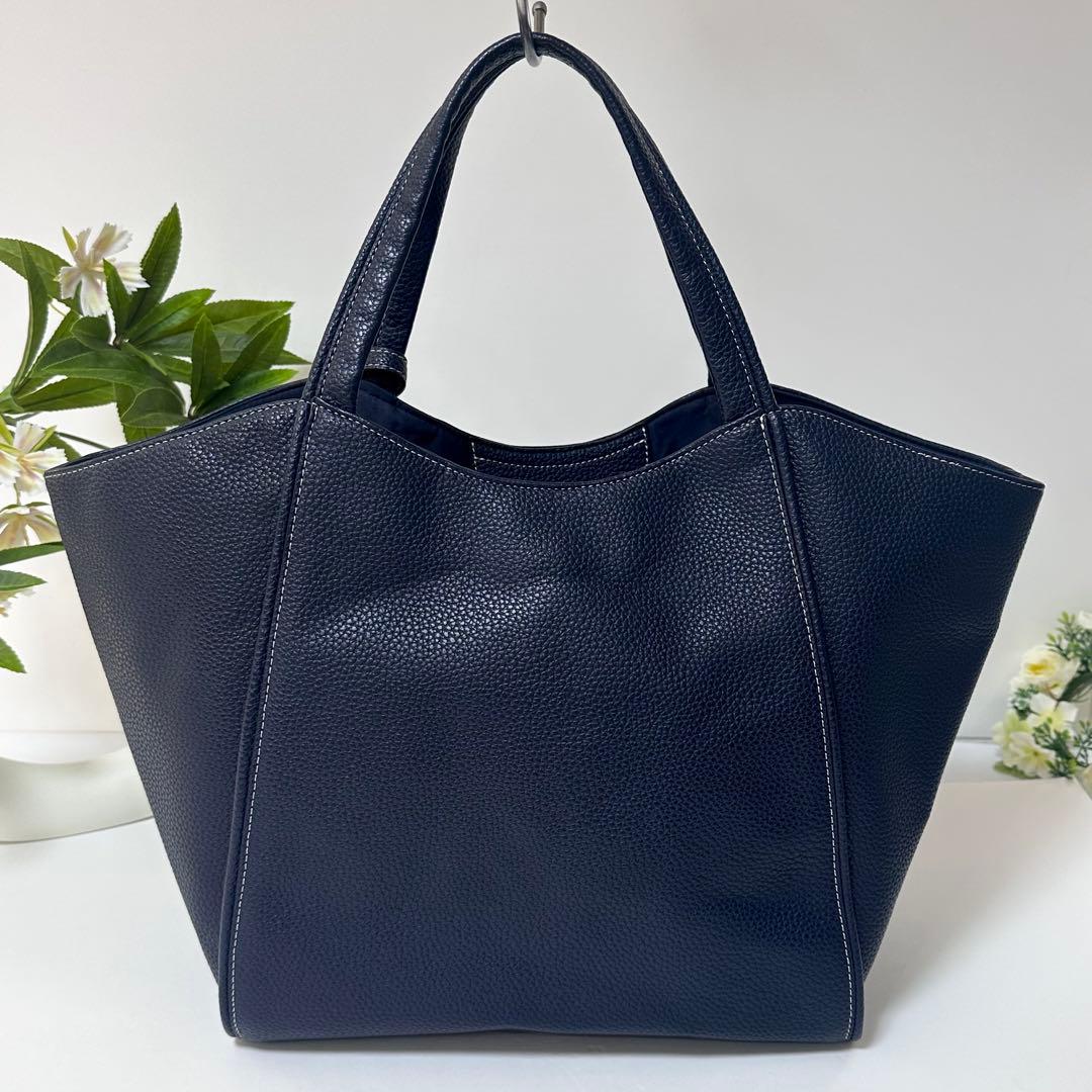 【美品】kitamura motomachi本革トートバッグ A4収納 肩掛け鞄