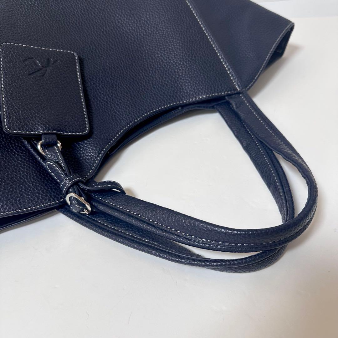 【美品】kitamura motomachi本革トートバッグ A4収納 肩掛け鞄