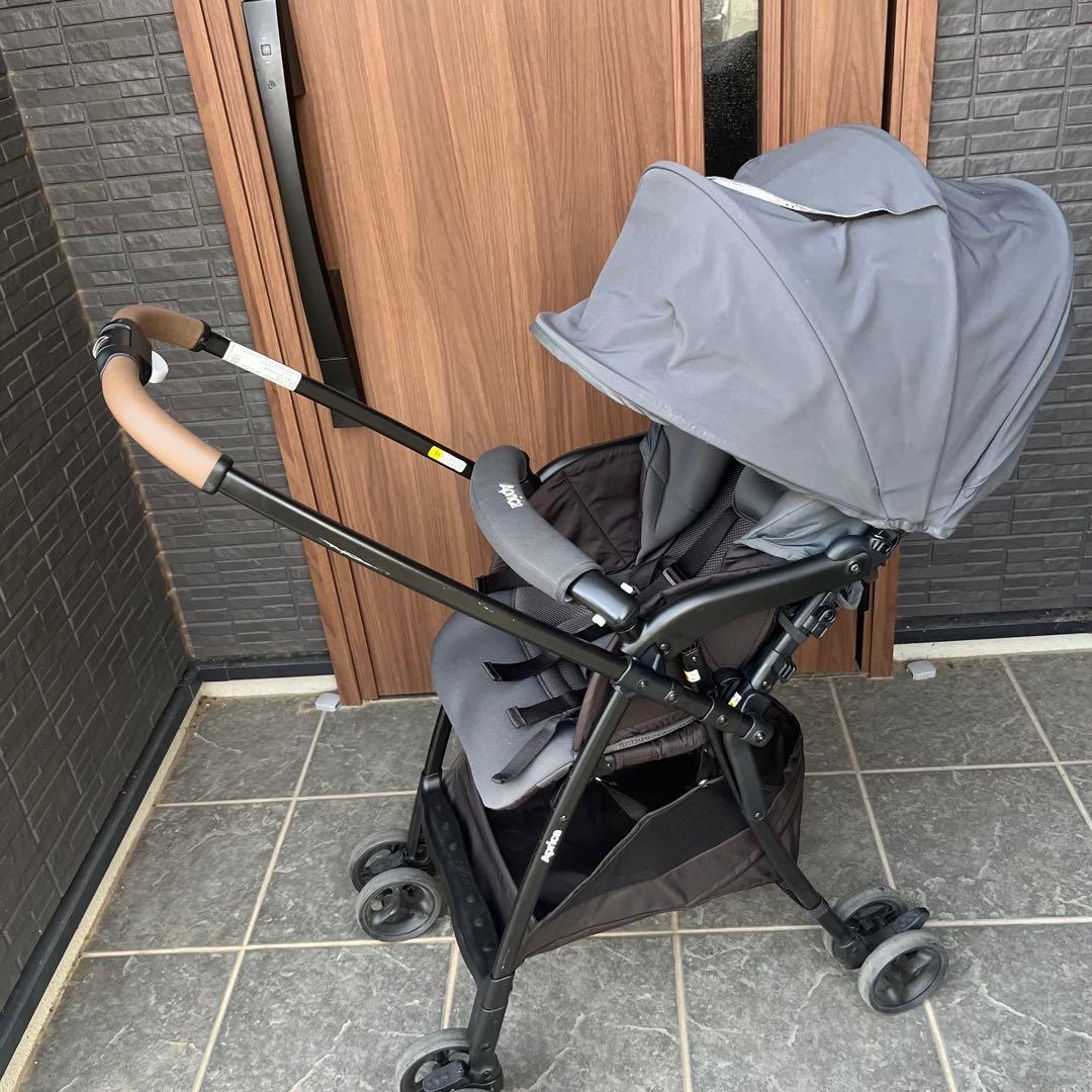 【美品】　Aprica ベビーカー アップリカ　カルーンエアーメッシュAB