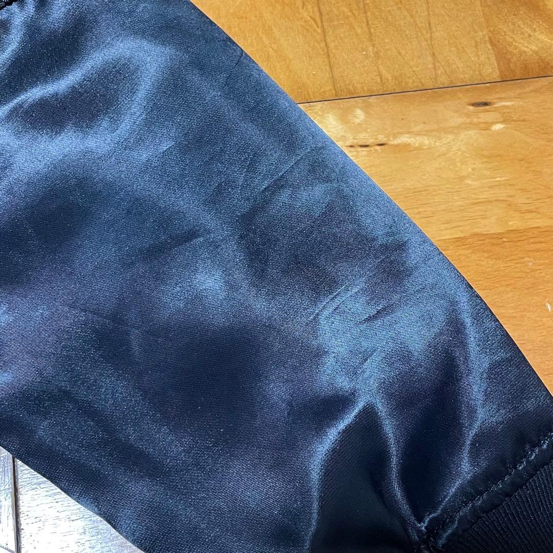 【希少】00s GAP / fur bomber jacket MA1 光沢