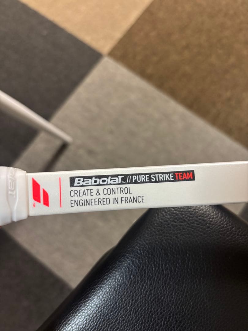 Babolat（バボラ） テニスラケット ホワイト/レッド ケース付き