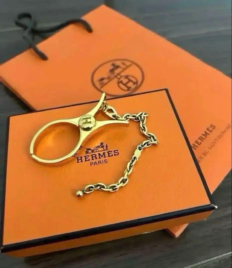 【美品】エルメス　HERMES グローブホルダー　フィルー　チャーム　グローブ