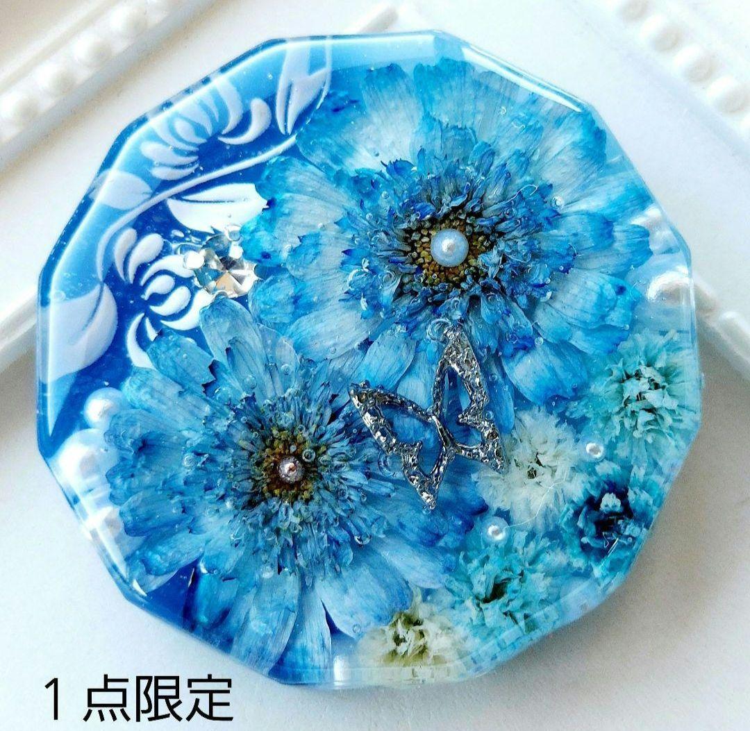 【1581】メグえもん　レジン　花火　ヘアゴム　ポニーフック　ブロ―チ