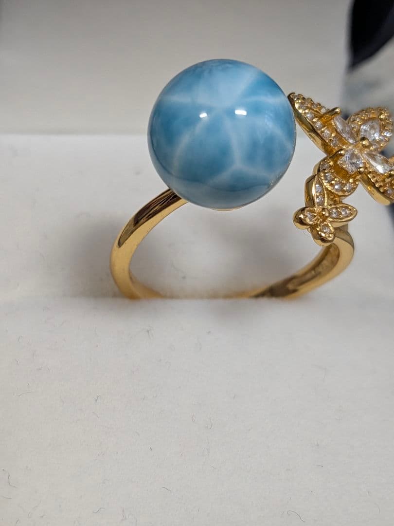 ラリマー　シルバーリング