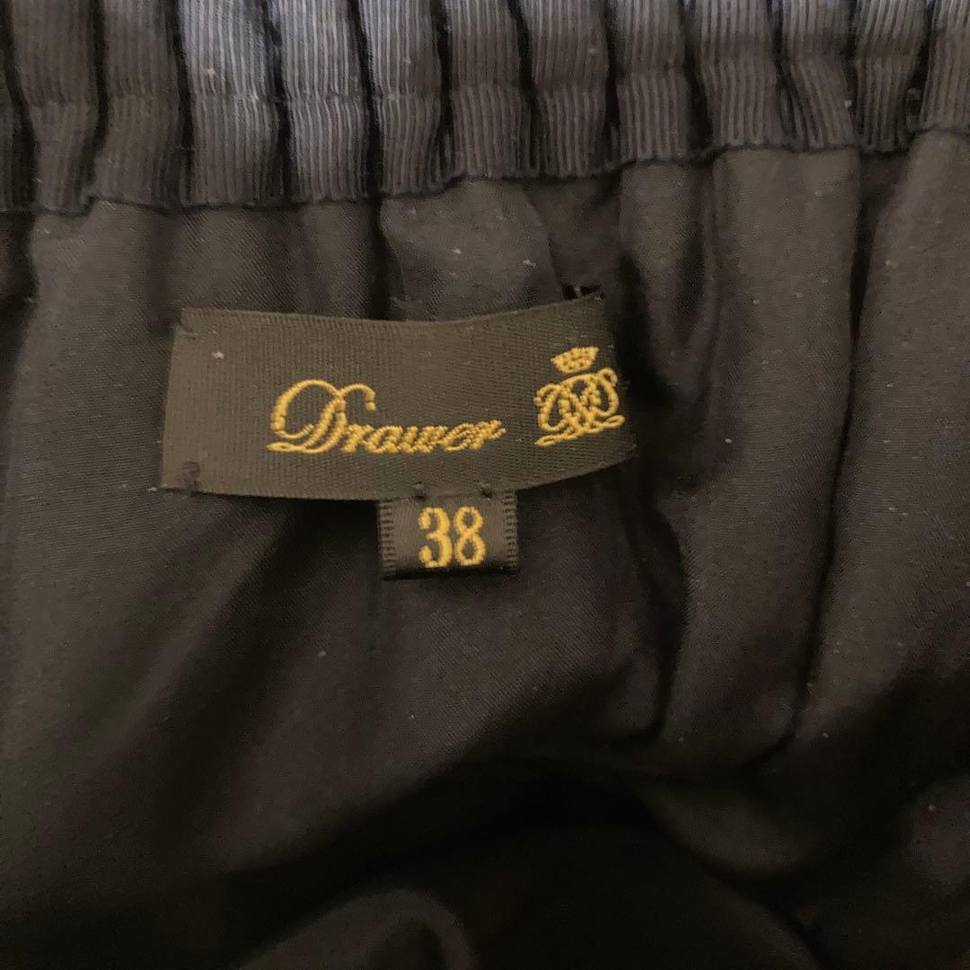 Drawer 24SS ウィンドウペインプリーツスカート38 ¥138,600