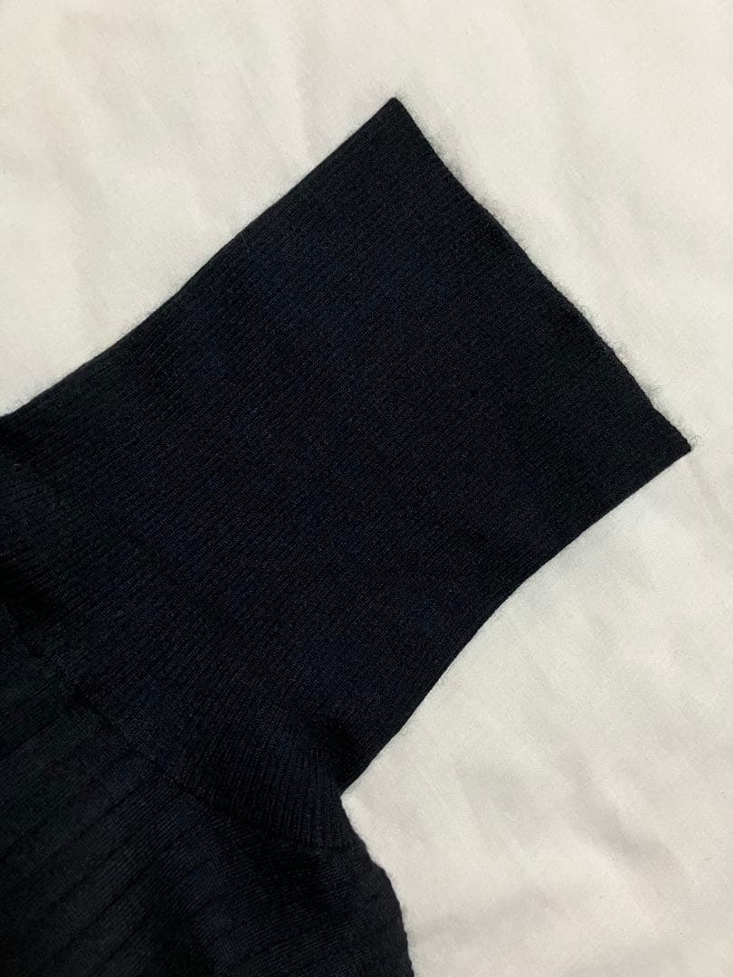 DRAWER 定番 18G カシミヤシルクリブタートルニット