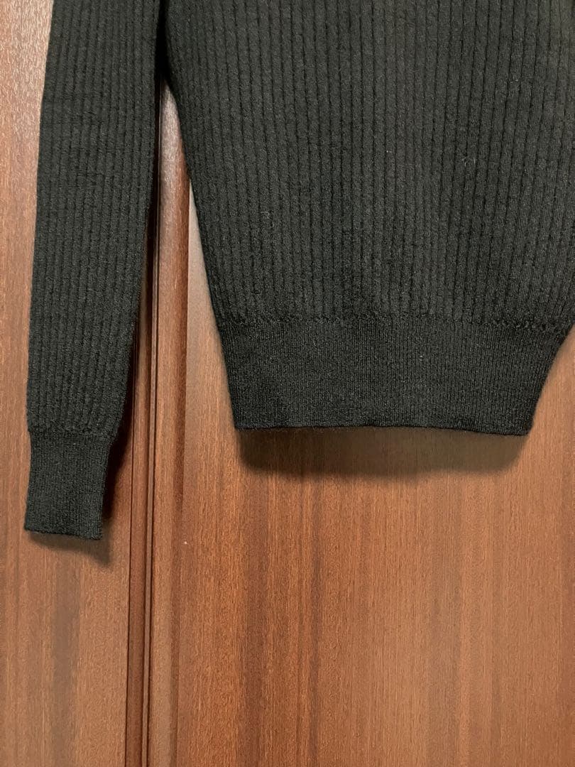 DRAWER 定番 18G カシミヤシルクリブタートルニット