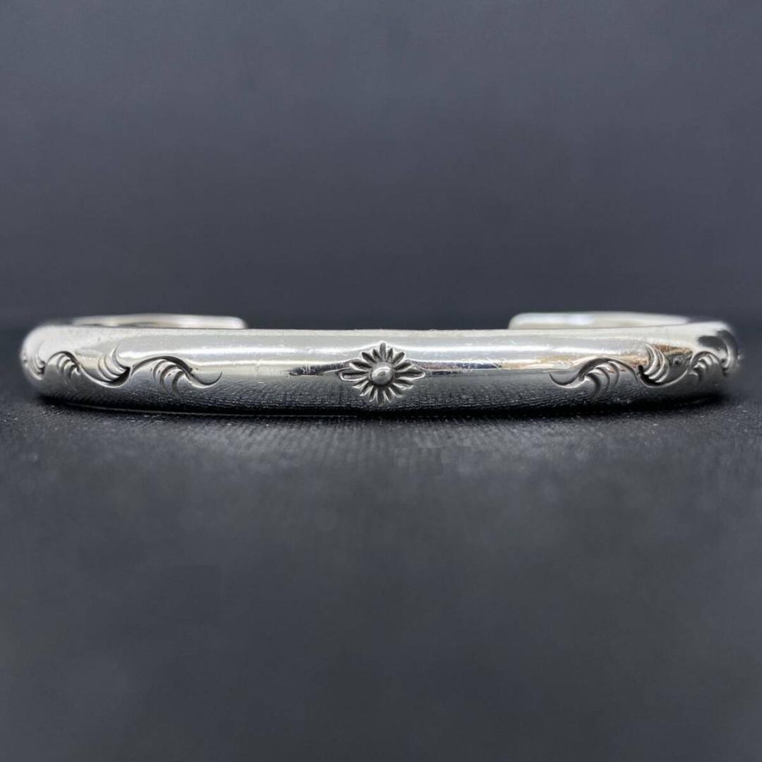 ARIZONA FREEDOM B-2c シルバー 太陽神 唐草 甲丸 バングル