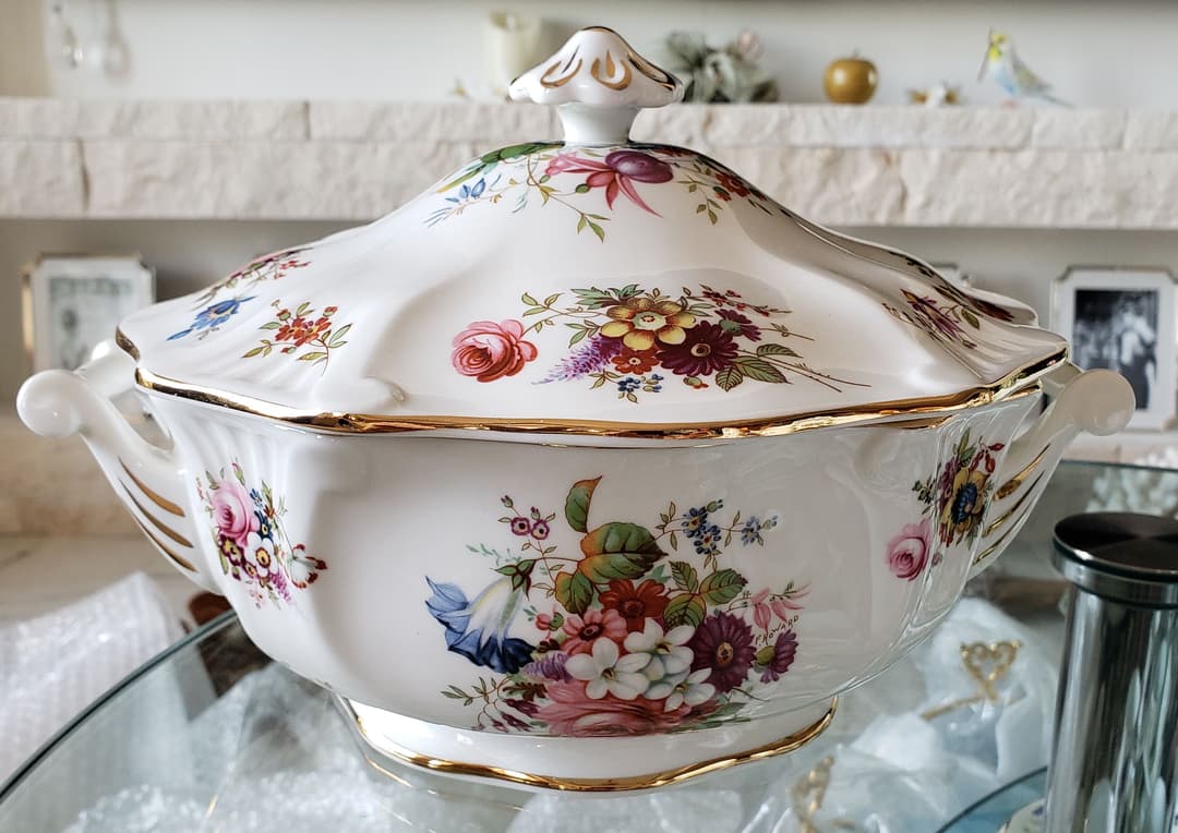 ハマースレイ 特大 ハワードスプレイ ボウル お菓子入れ フルーツバスケット