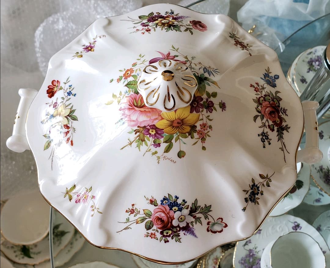 ハマースレイ 特大 ハワードスプレイ ボウル お菓子入れ フルーツバスケット