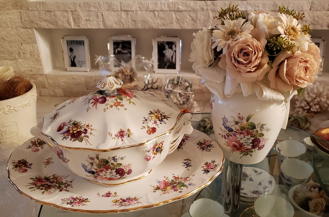 ハマースレイ 特大 ハワードスプレイ ボウル お菓子入れ フルーツバスケット