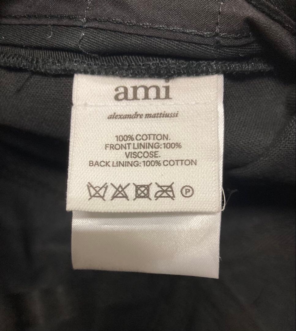 ami paris ベースボールキャップ ハート刺繍