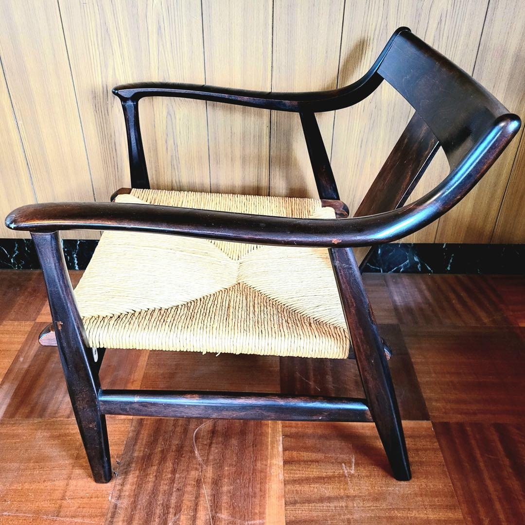 松本民芸家具 #77 ラッシチェア 1人掛け