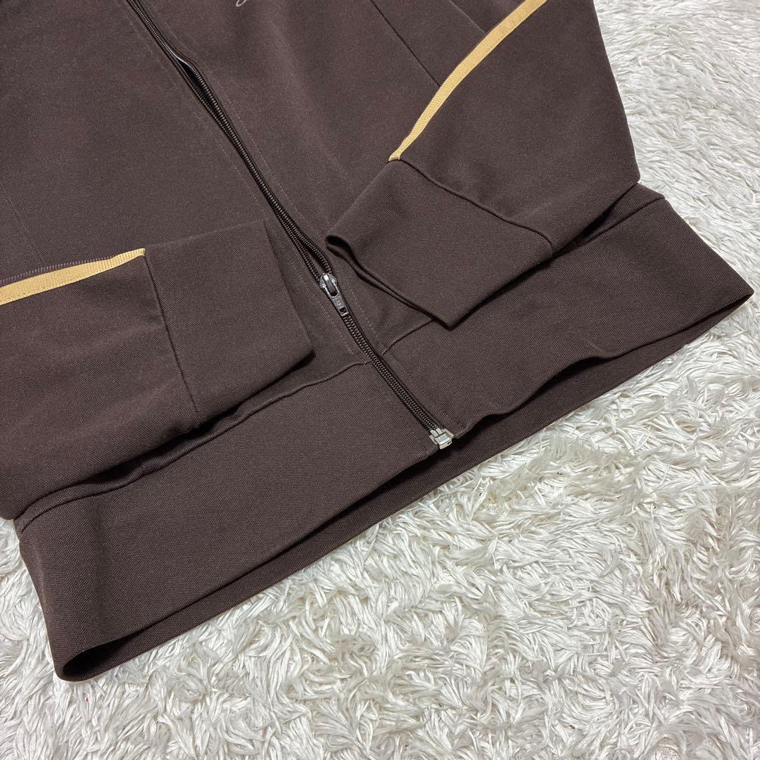 【希少】adidas トラックジャケット ブラウン ヴィンテージ M ジャージ