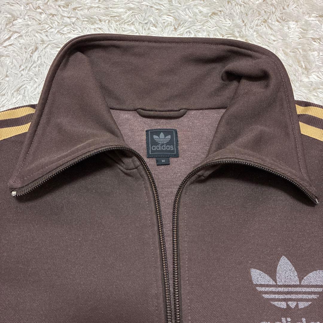 【希少】adidas トラックジャケット ブラウン ヴィンテージ M ジャージ
