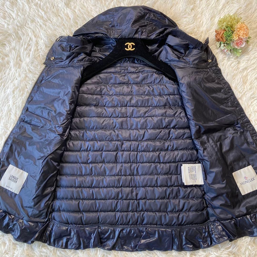極美品 モンクレール EBLE GILET フード付き ナイロンダウンベスト