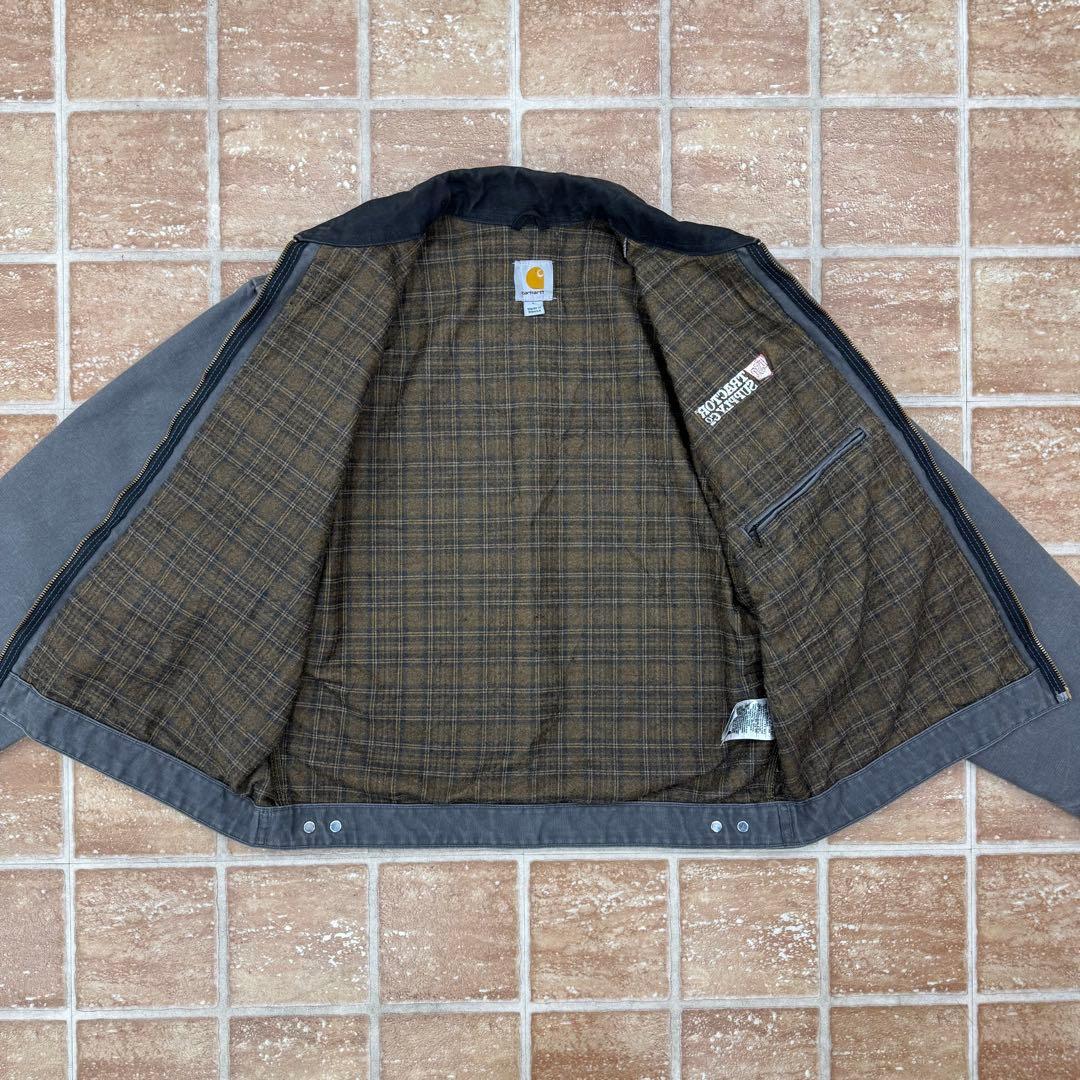 美品カーハート デトロイトジャケット　グレー Lサイズ 野村訓市着用 GVL