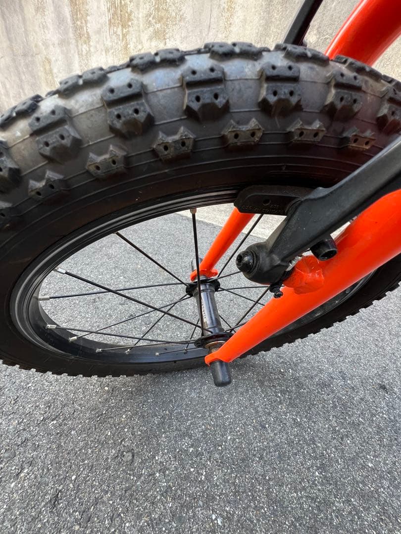 【京都手渡し希望】ヨツバサイクル　マウンテンバイク　自転車　キッズ18インチ