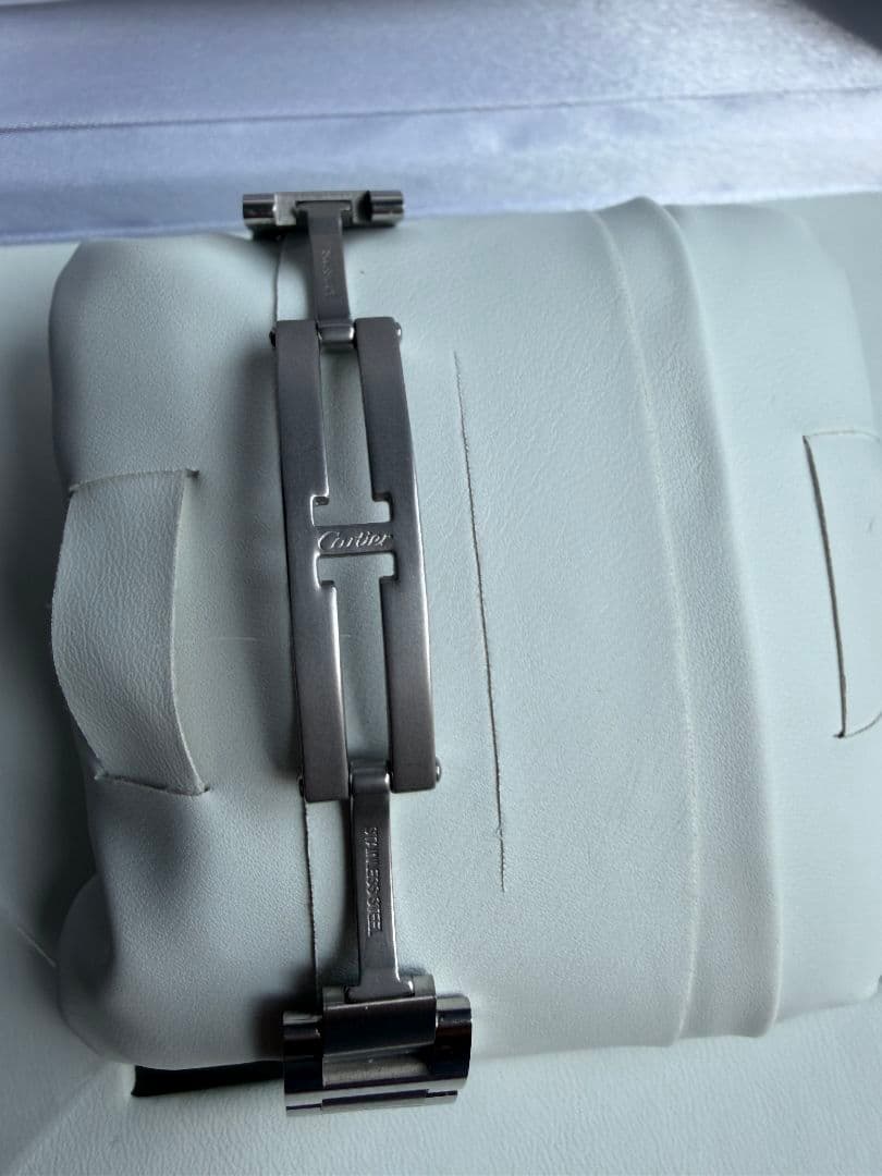 カルティエ W6920038 バロンブルー クォーツ レディース美品保証書付き