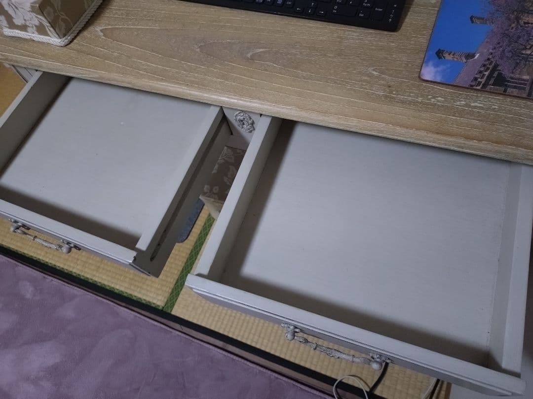 サラグレース　フレンチシャビーシックデスク　アンティークスタイル　コンソール