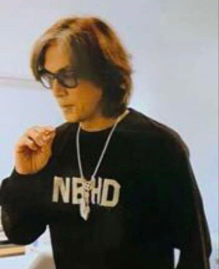 B'z 稲葉浩志　着用　長袖カットソー 黒　neighborhood 稲葉さん