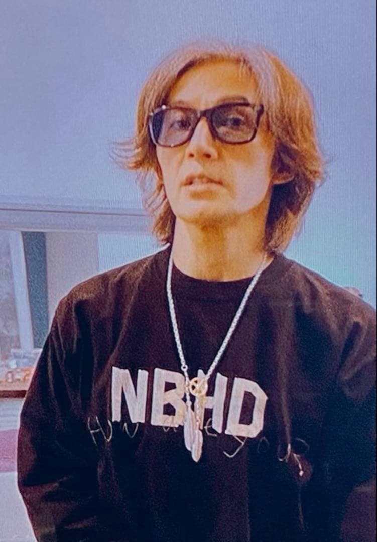 B'z 稲葉浩志　着用　長袖カットソー 黒　neighborhood 稲葉さん