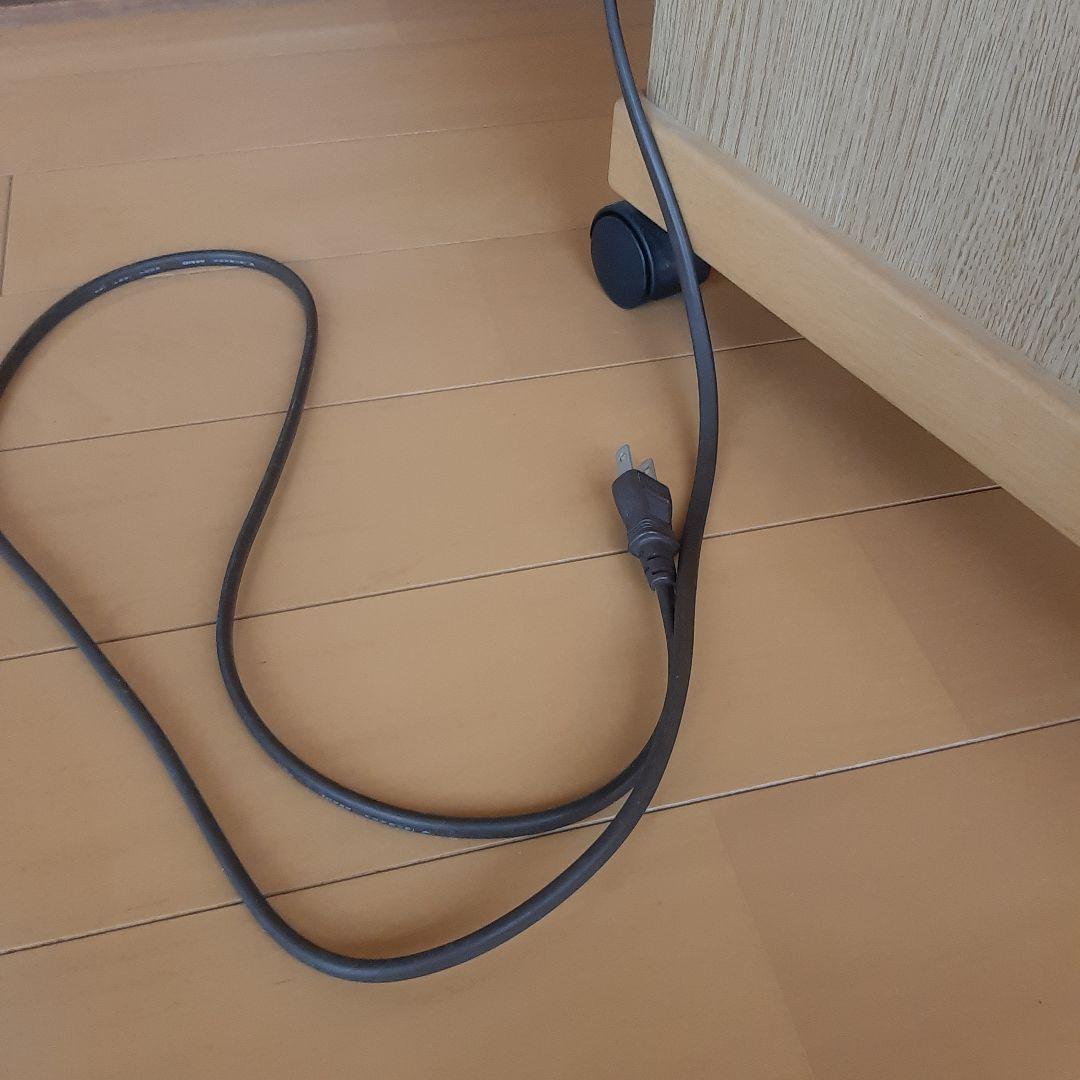 コクヨ 四国工芸 キャスター付き木製デスク コンセント付き