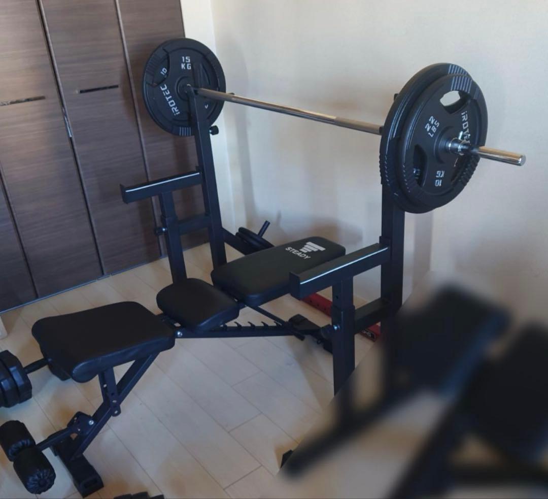 iROTEC 80kg ウェイトトレーニングセット