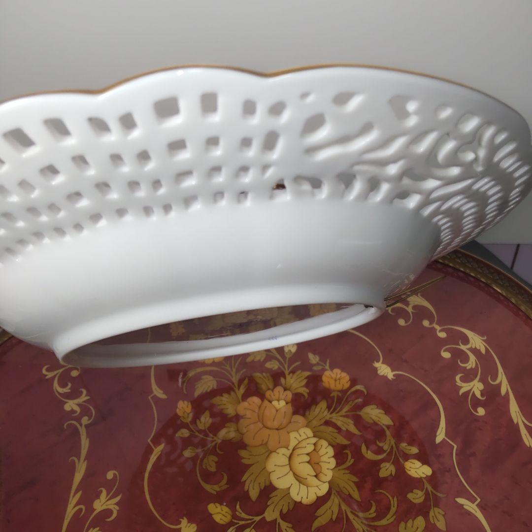 ヘレンド オープンワーク ブーケ プレート 皿 壁掛け インテリア