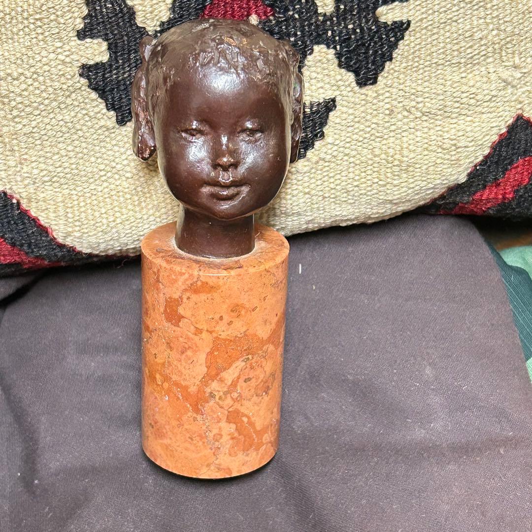 佐藤忠良　少女　ブロンズ像