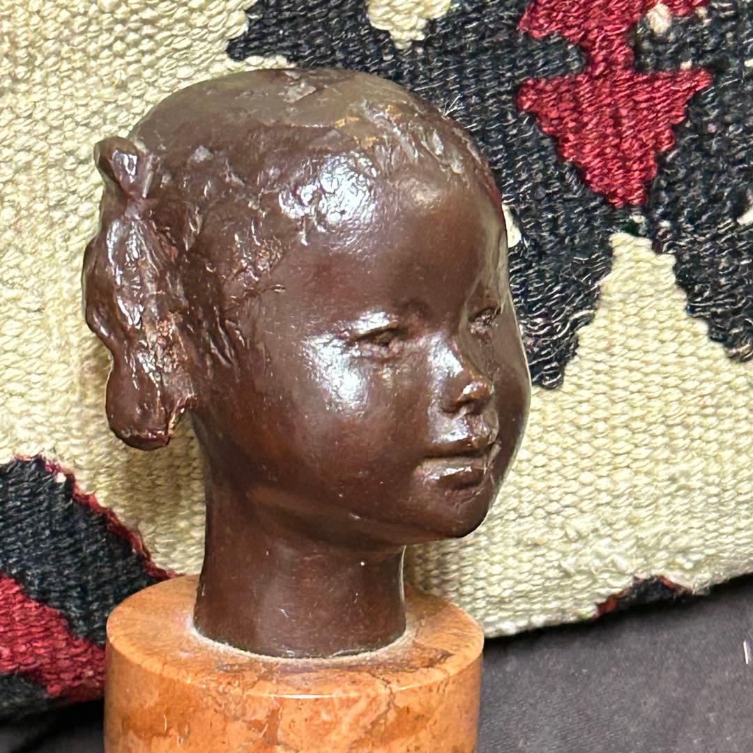 佐藤忠良　少女　ブロンズ像