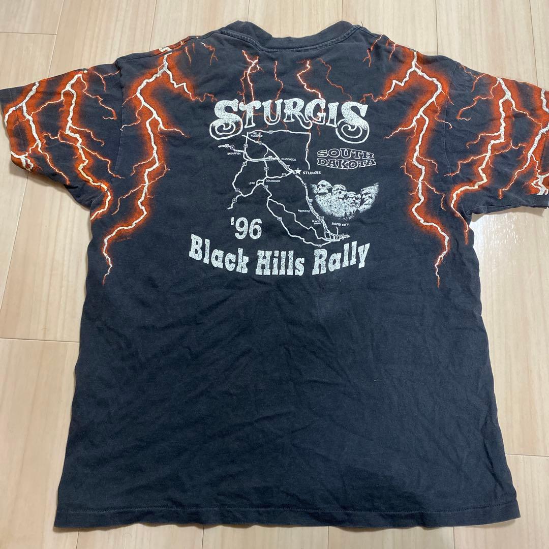 ハーレーダビットソン　サンダー　Tシャツ　オレンジ