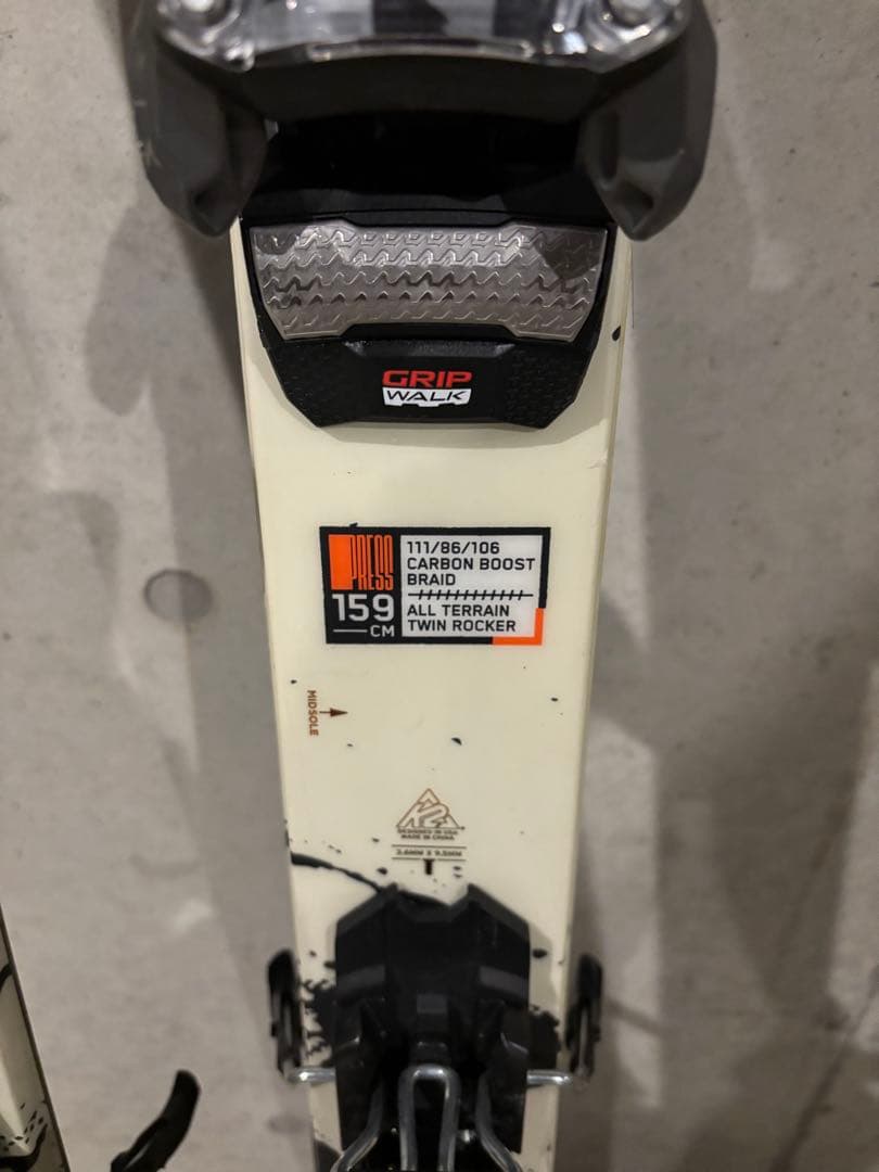 K2 Press スキー 159cm フリースキー