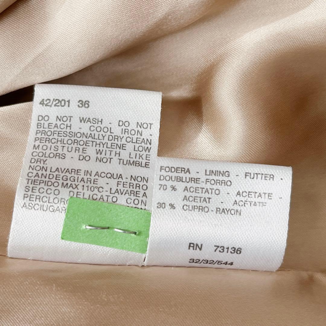 【美品】マックスマーラ ロングベルベットコート アンゴラ混 マニュエラ 銀タグ