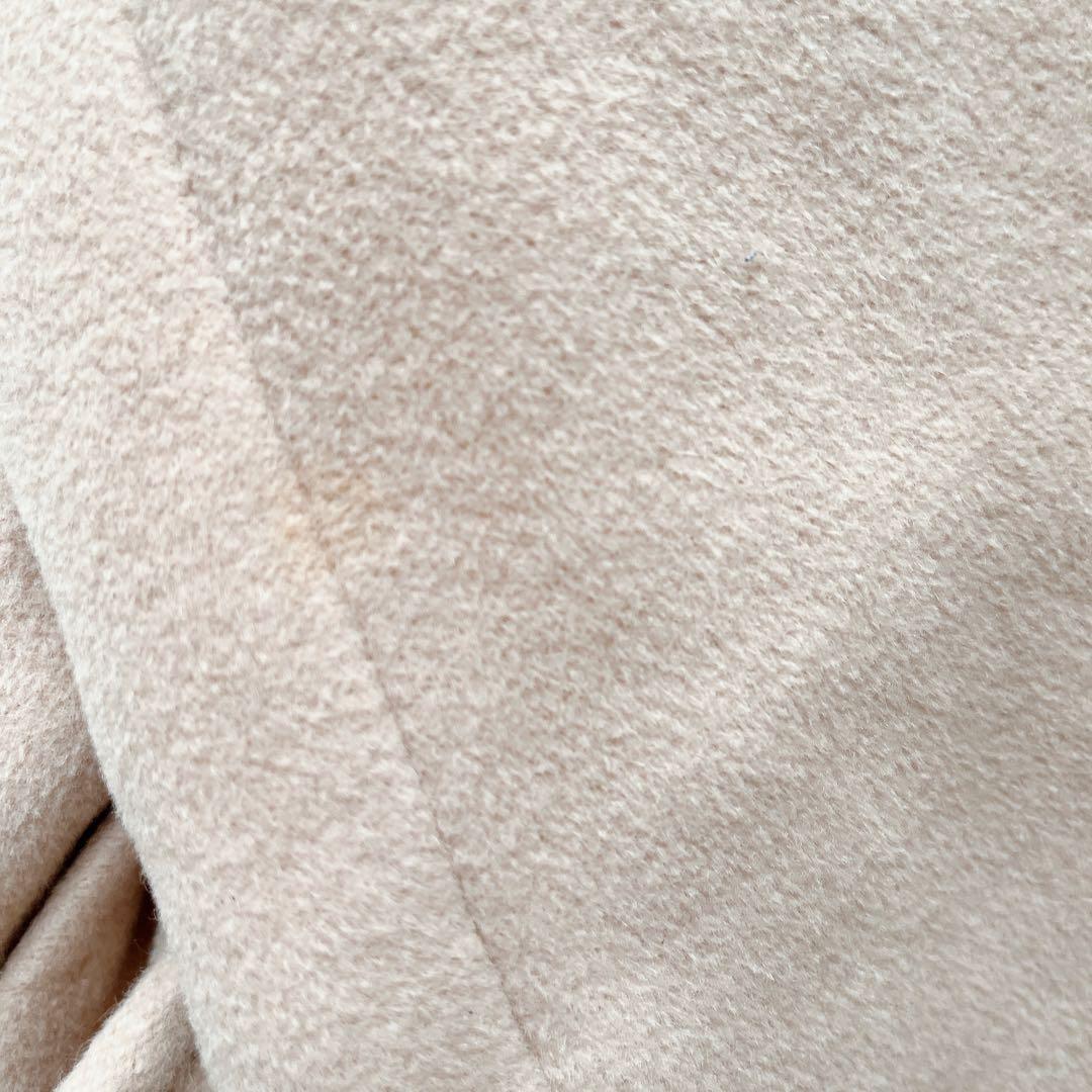 【美品】マックスマーラ ロングベルベットコート アンゴラ混 マニュエラ 銀タグ