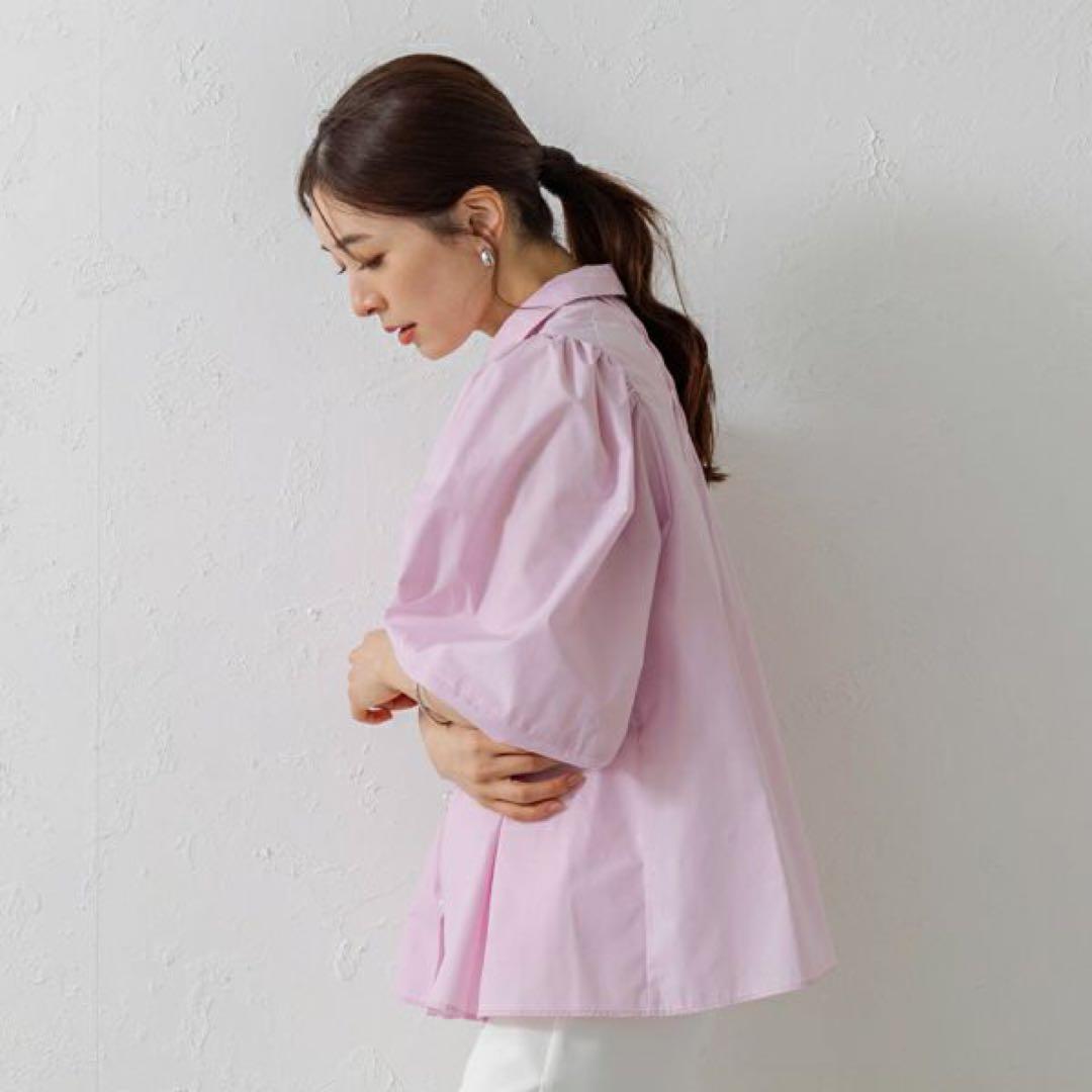 【SONO/ソーノ】ラジアルウェーブパフィフレアブラウス