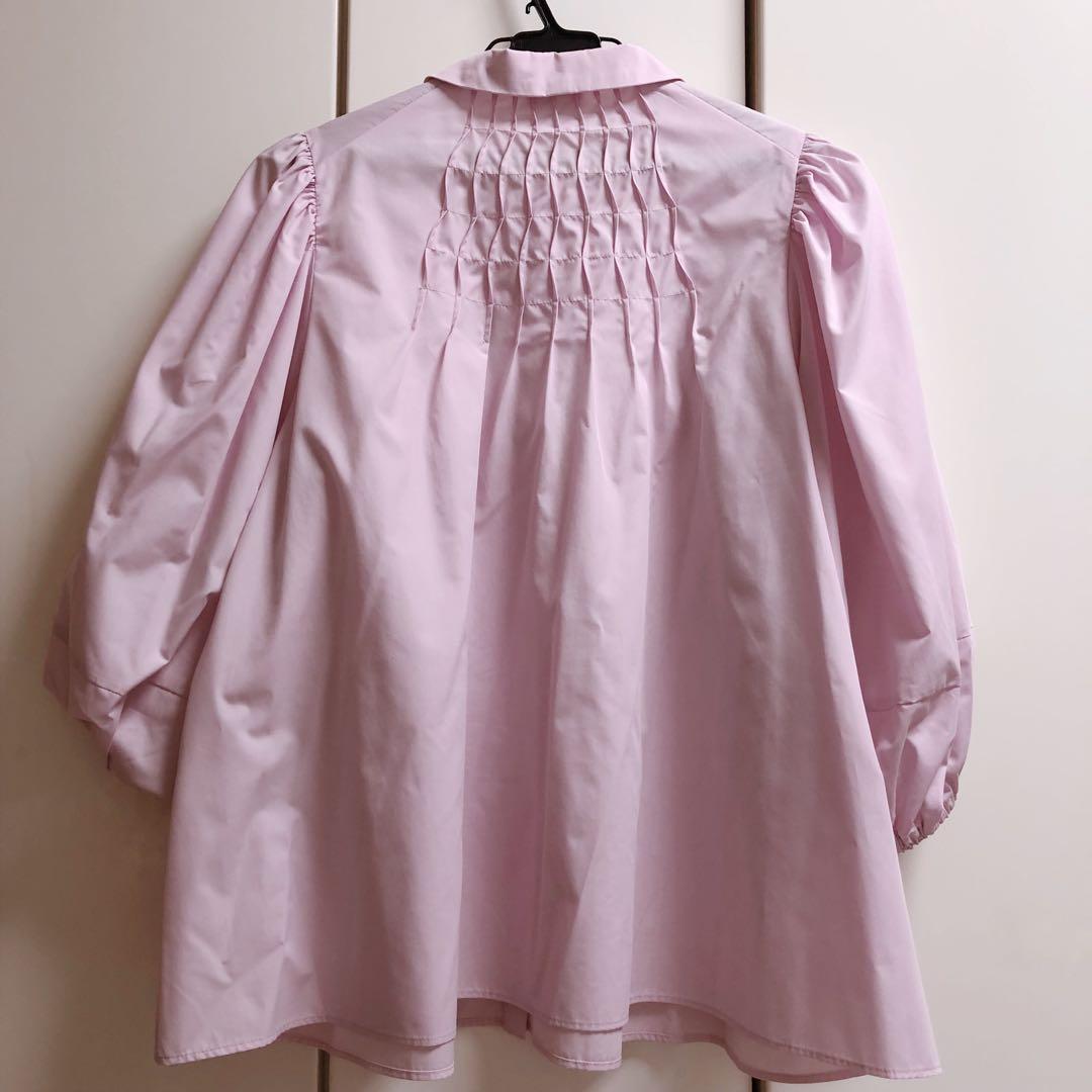 【SONO/ソーノ】ラジアルウェーブパフィフレアブラウス