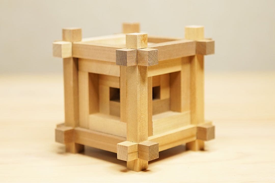 山中組木 工房　柳宗理デザイン マス型 立方体 WP26　未開封　デッドストック