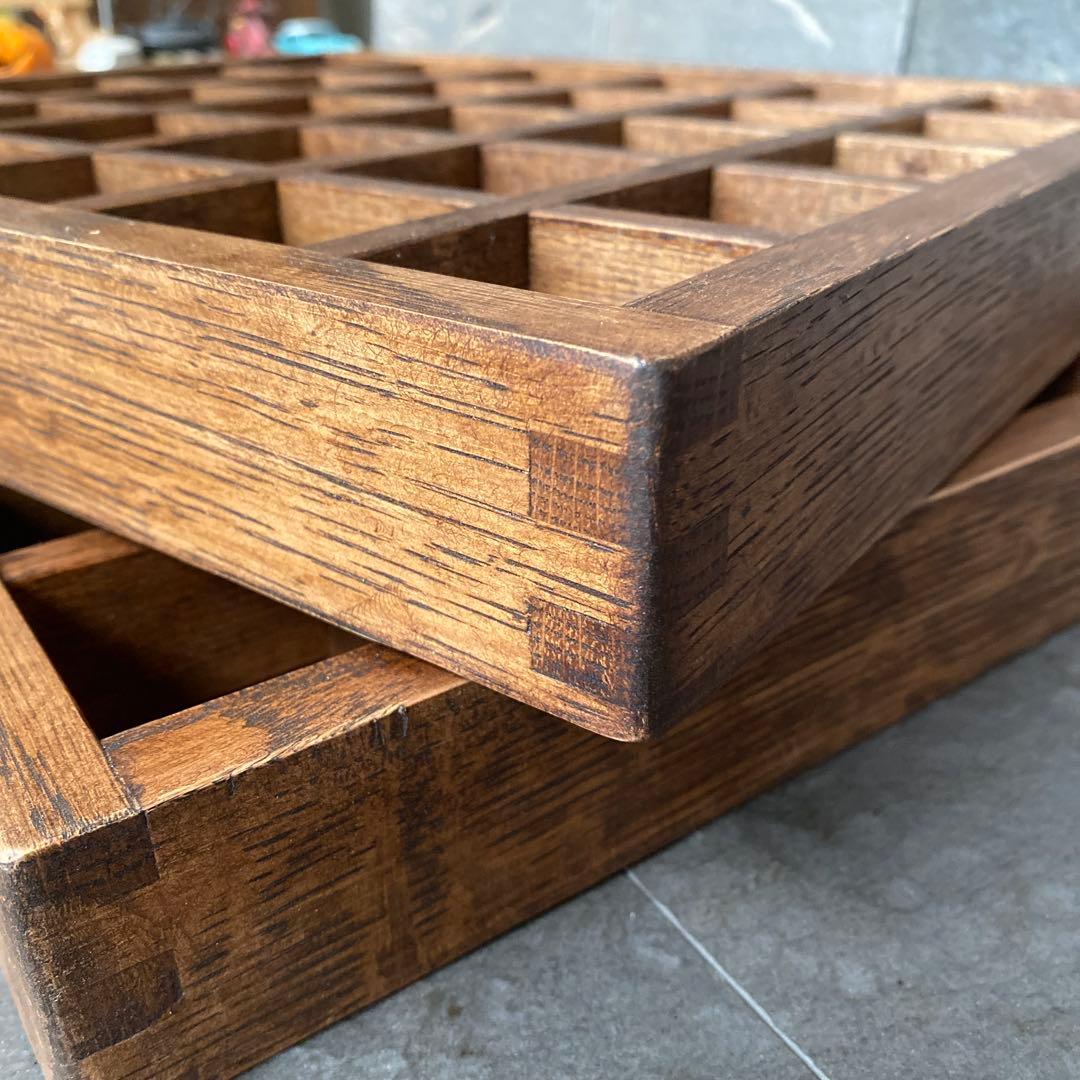 HARU　 コレクションbox 30マス5x6 ２セット　ホワイトオーク