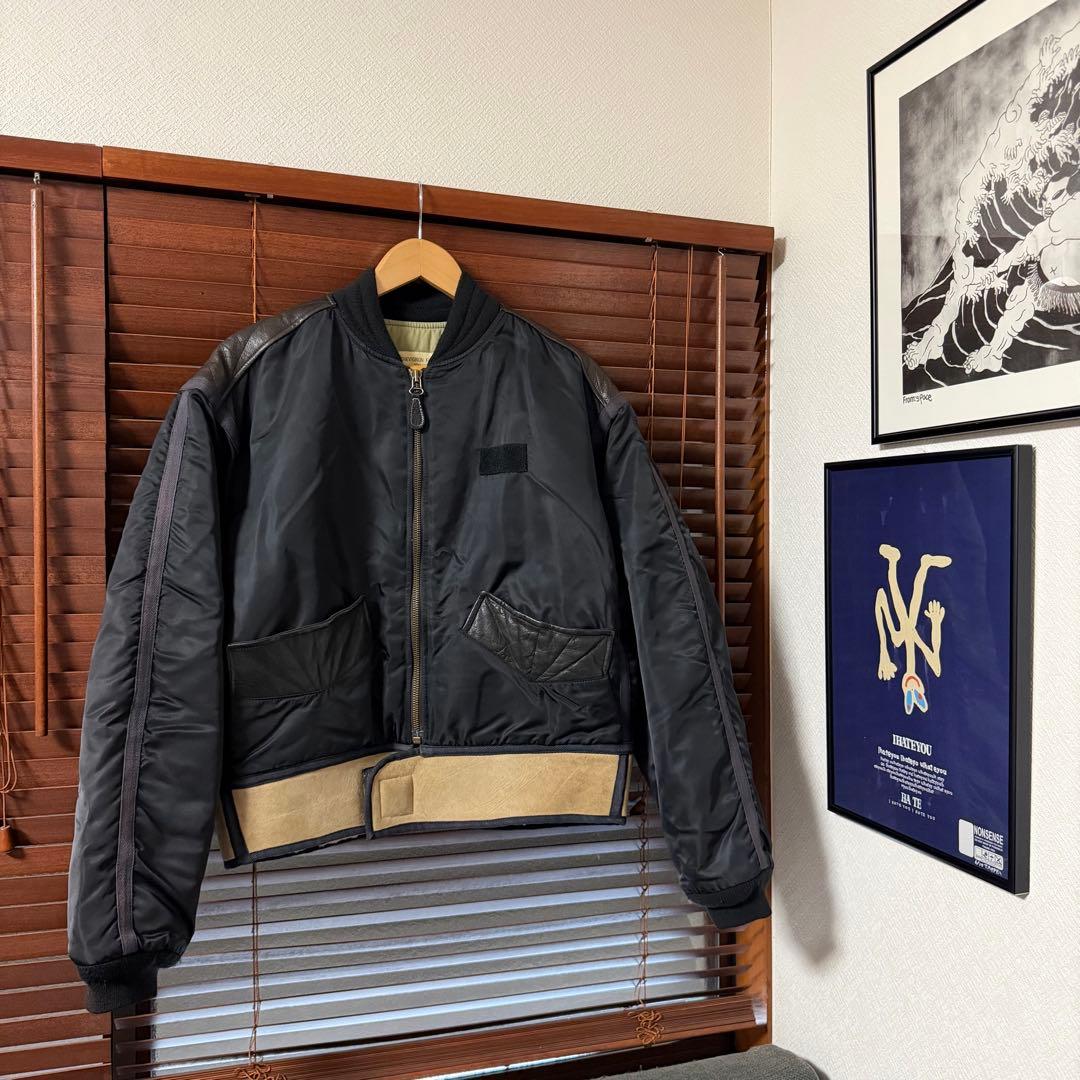 名作 CHEVIGNON シェビニョン MA-1 ボンバー フライトジャケット