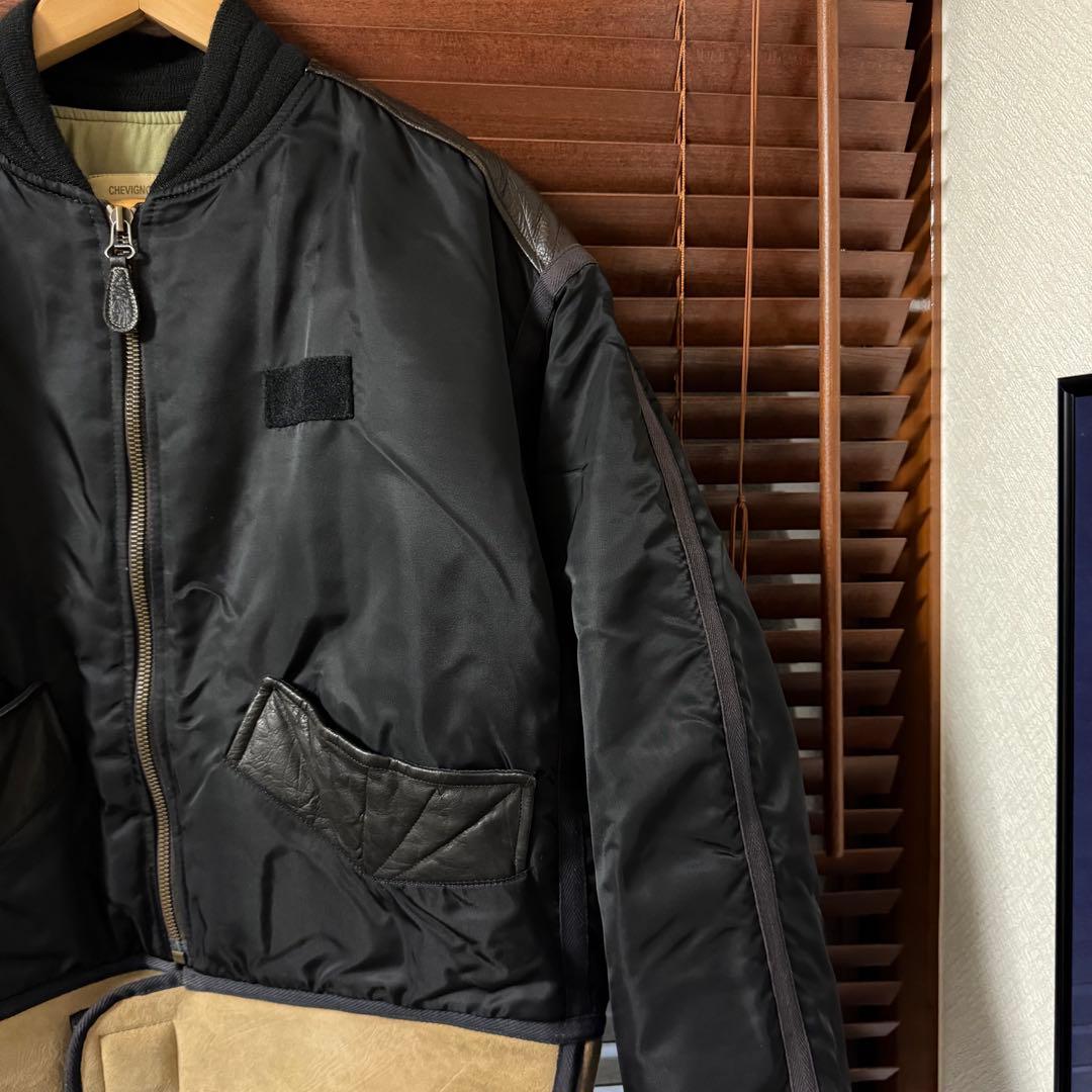 名作 CHEVIGNON シェビニョン MA-1 ボンバー フライトジャケット