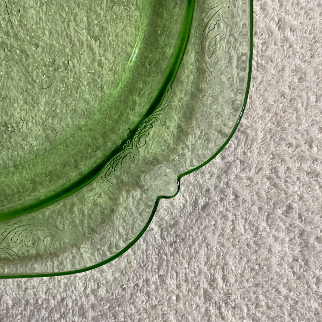 ビンテージ　フェデラル(検)　3コンパートメント　デプレッショングラス 1