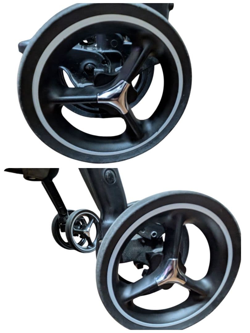 アップリカ クルリー A型 B型可 1ヶ月〜３歳 軽量 背面 グレー ベビーカー