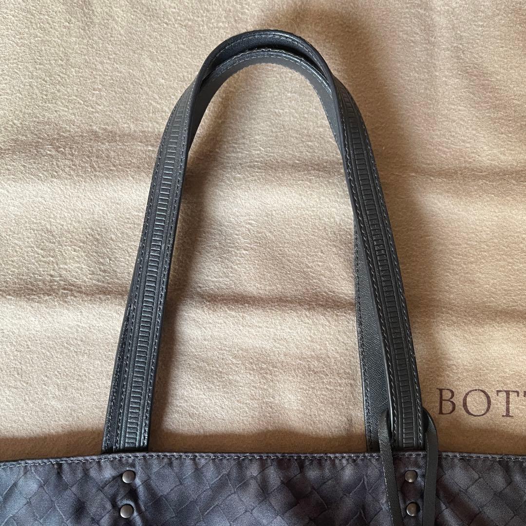 ボッテガヴェネタ イントレッチオ リュージョン ナイロントートバッグ 黒 美品