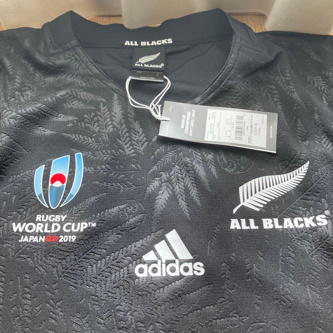 ラグビーワールドカップ2019 アディダス オールブラックス　tシャツ　ブラック